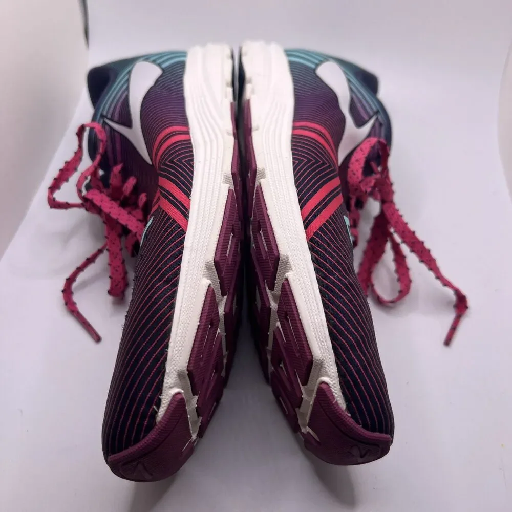 Brooks Women's Running Shoes in Maroon, Pink & Teal - Picture 6 of 10
